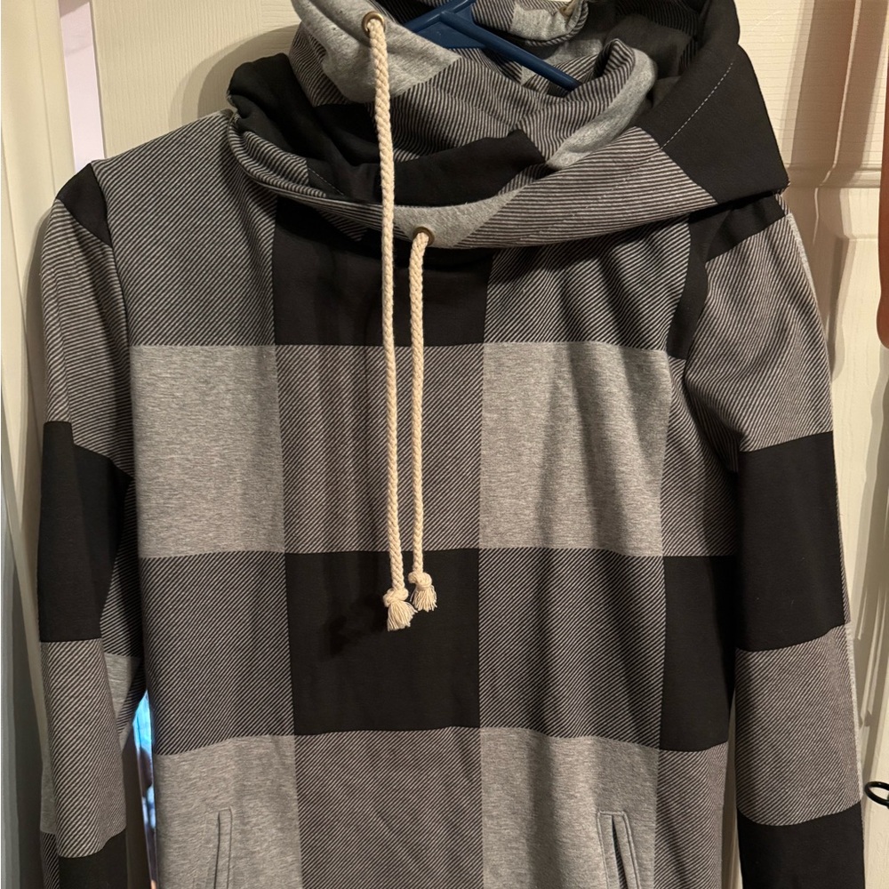 Ampersand double hoodie. New with tags.